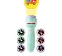Générique Lampe De Projection - ABS 4.53x1.5in Veilleuse Éducative avec 40 Motifs | Jouet Torche | Projecteur Histoire pour Amusemement Coucher Éducation Précoce Voyage Et Usage Jeu