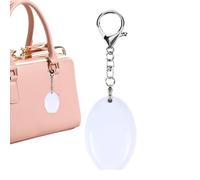 Générique Lampe de Sac - Forme Ovale Mini Lampe Porte-Clés Voyage,Éclairage Tactile Pour Sac À Main,Idéal Mères À Dos Portefeuille Concert Événements Fêtes de Noël