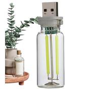 Générique Lampe de table en verre,Veilleuse rétro à commande tactile LED | Lampe Ambiance Anti-Éblouissement Gradable,Pour chevet, chambre, bureau à domicile, lecture, chambre bébé, dortoir