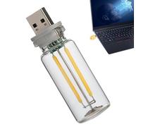 Générique Lampe de table en verre - Veilleuse rétro à commande tactile LED | Sans Éblouissement Gradable Lampe D'Ambiance De Table | Pour chambre, bureau, chambre d'enfant, cuisine, intérieur