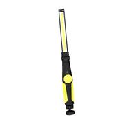 Générique Lampe de Travail Rechargeable Cob avec Base Magnétique, Intensité Variable sans Palier, Pliable et Portable, Éclairage Multi-angle pour Inspection Automobile et Chantier, Usb, Abs
