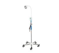 Générique Lampe d'Examen Médical sur Pied - Lampe d'Éclairage Chirurgical avec Rotation 360° et Base Roulante