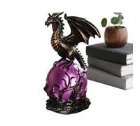 Générique Lampe Dragon - Figurine d'Œuf de Dragon en Résine Décorative - Statue Animalière Décorative Lampe USB | pour Maison Chambre Table de Chevet Salon Table Basse Bibliothèque Meuble