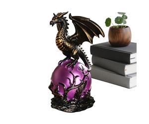 Générique Lampe Dragon - Figurine d'Œuf de Dragon en Résine Décorative - Statue Animalière Décorative Lampe USB | pour Maison Chambre Table de Chevet Salon Table Basse Bibliothèque Meuble