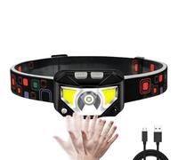 Générique Lampe Frontale LED - Torche LED Rechargeable,Éclairage Frontal,Pour Randonnée Pédestre Camping Pêche Marche Travail De Nuit Randonnée Sac À Dos Et Plein Air