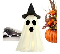 Générique Lampe Halloween | Décorations Fantôme Lumineuses | Lampe LED Effrayante Alimentée par Piles pour Fête Décorations de Table Cheminée Halloween