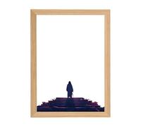 Générique Lampe Jésus,Lampe Jésus 4D Art Mural - Peinture LED Décoration Chrétienne pour Maison Chambre Église Noël Pâques Anniversaire