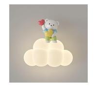 Générique Lampe LED de nuit en forme d'animal de dessin animé, Style crème, applique murale en nuage mignon, ours lapin lapin, applique murale for enfants, chambre à coucher, salon(20 * 20cm)