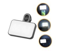 Générique Lampe LED Portable pour Selfie et Vidéo Lumière Douce Couleurs pour Ordinateur Tablette et Streaming Direct