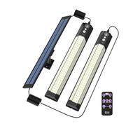 Générique Lampe Murale Solaire - Lampe Solaire Étanche 3 Modes Avec Capteur Intelligent Et Télécommande - Pendentif Paysagère - pour Jardin, Terrasse, Porche, Arrière-Cour, Clôture et