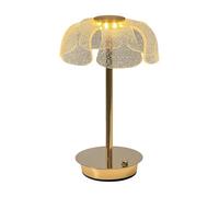 Générique Lampe Rechargeable | Fleurs De Chevet De Basse Décor, Lumière 3 Couleurs Dimmable Salon Salon Cette Lampe De Sans Cage Était À La Fois Une Source De Lumière Fon