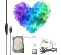 Générique Lampe RGB | Éclairage 3D RGB Alimenté par USB pour Fixation Murale - Lumière de Plafond en Forme de | Pour Chambre Salon Bureau Salle De Jeux Décoration Intérieure