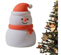 Générique Lampe Silicone Pat de Noël, Veilleuse Rechargeable en Silicone pour Bébé Alimentée par Batterie, Lampe d'Ambiance Rechargeable et Réglable pour Décoration de Chambre pour et Adultes