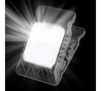 Générique Lampe Solaire Exterieur, Lampe Solaire À Pince Avec Détecteur De Mouvement, 400mAh Clip On Lumiere Solaires Exterieur, Idéale Pour Clôtures, Arbres, Patios, Allées