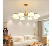 Générique Lampe Suspendue Rustique Sputnik Light V-intage, luminaire Suspendu en Forme de Boule de Lait Blanche, plafonnier de à ., Lustre, plafonnier