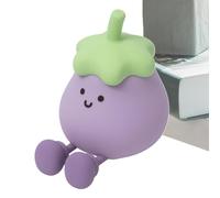 Générique Lampe tactile de chevet, veilleuse pour | Lampe tactile en forme d'aubergine - Lampe LED en silicone avec capteur tactile, lampe de chevet pour chambre, chambre, hall