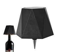 Générique Lampe Tactile LED Pour Bouteille De Vin, 2000 MAh Lampe De Table Sans Fil Rechargeable USB Dimmable RGB Lampe Tactile Sans Fil Led