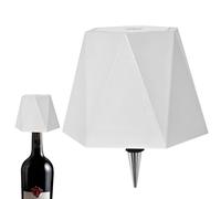 Générique Lampe Tactile LED Pour Bouteille De Vin, 2000 MAh Lampe De Table Sans Fil Rechargeable USB Dimmable RGB Lampe Tactile Sans Fil Led