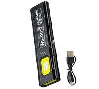 Générique Lampe Torche - Mini 800mAh Lampe Magnétique | Lampes Torche Magnétique USB LED 5 Modes, Rechargeable pour Mécanique, Extérieur, Garage, Détail & Camping