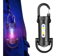Générique Lampe Torche Porte-Clés Rechargeable | Rechargeable USB Multi-Modes Lumineuse Pour Porte-Clés | Lampe Compacte Petites Lumières | Pour Extérieur Camping Randonnée Pêche Marche Pannes de Cou