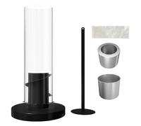 Générique Lampe Tornado LED Avec Effet Tourbillon, 40x19cm Lampe Tornado Pour Bureau, Effet Tornade, Lumière D'ambiance, Pour Chaleureuse, Décoration Moderne Pour Bureau, Table De Chevet, Salon