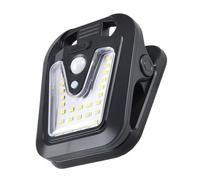 Générique Lampes À Clip Pour Clôture - 3,74 Pouces Lampe LED Extérieure | ABS PC USB Rechargeable - Lumière Étanche 4 Modes Avec Capteur De Mouvement Automatique Pour Jardin Terrasse Balcon Éclairage