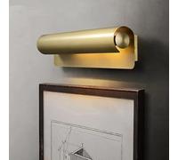 Générique Lampes murales modernes, Applique murale design post-moderne minimaliste et créative, style salon, luminaire décoratif de luxe en cuivre for chambre à coucher(W50E9.5H12CM)