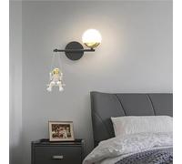 Générique Lampes murales modernes, Appliques murales créatives en forme d'astronaute for chambre d'enfant, lampe de chevet, luminaire décoratif moderne for couloir(B171-Left)
