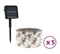 Générique Lampes solaires 5 pcs 5x200 LED Blanc Froid Intérieur Extérieur,Maison & Jardin,Décorations,Décorations de Noël & saisonnières,Éclairage de Noël,Blanc Froid,1.7KG,328952