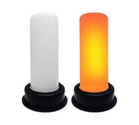 Générique Lampes Solaires à Flamme,Lot de 2 Lampes Automatiques Étanches - Remplacement de Lampe Solaire | Pour Jardin, Allée, Terrasse, Cour, Chemin, Entrée, Paysagement