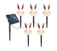 Générique Lampes Solaires De Pâques - De Jardin Extérieure En Forme De Lapin De Carotte Imperméable, Jolies Figurines À Énergie Solaire, De Pelouse Et Résistante Aux Intempéries, É