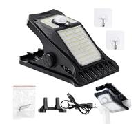 Générique Lampes solaires extérieures à clip - LED lumineuses étanches,Lampes Solaires d'Extérieur à Fixer | pour Jardin Terrasse Clôture Balcon Allée Cour Porche