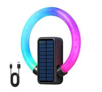 Générique Lampes Solaires Extérieures,Décor De Jardin LED Murale | Lampe de Clôture pour Patio avec Modes Blanc Chaud - pour Maison Garage Porche Patio Terrasse Piscine Portail Escalier Camping