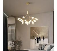 Générique Lampes suspendues modernes à intensité variable for Table manger salon fille chambre mariage lampe suspendue décoration de la maison(Warm White,15 White)