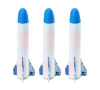 Générique Lance-roquettes - Plastiques, Jouet fusée Clignotante à lumière LED | Lanceur de fusées Lumineux léger, Les fusées Jouets tirent jusqu'à 100 Pieds pour garçon