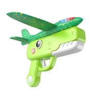 Générique Lanceur d'avion catapulte,Émetteur en Forme de Dinosaure - Catapulte avec Avion en Mousse LED de 20 cm,pour Jeux en extérieur, Jardin, Parc, Anniversaire
