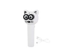 Générique Lanceur de Ficelle Lumineuse dans Le Noir, Rechargeable USB Type-C, Jouet interactif pour Chats, Jouet Anti-Stress pour Parents et Enfants (Blanc)
