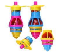 Générique Lanceur De Toupie À LED - Jouet Gyro Spinner À Lumière Clignotante, Jouet De Lancement Portable, Spinner De Jeu Interactif pour | Mini Toupie Portative Jouets Cadeau d'anniversaire Jeu