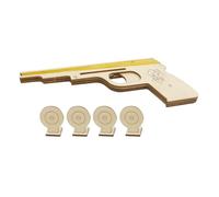 Générique Lanceur D'élastiques Kit de Tir Extérieur en Bois Classique en Bois Beige pour Garçon et Filles Garçons pour Team Building et Jeux en Plein Air