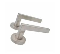 Générique Langue de feu de poignée de la serrure 60mm de passage de porte ignifuge de l'acier inoxydable 304(009)