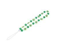 Générique Lanière de Téléphone à Perles Œil Maléfique Fête Halloween Vert | Pâte Polymère Légère, Anti-perte et Facile à Nouer, Décoration Mode Délicate, pour Clés et Appareil Photo