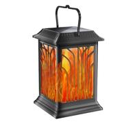 Générique Lanterne à Flamme Dansante,Lampe de Tente Automatique Étanche - Longue Autonomie Lampe Solaire Paysage pour Jardin Allée Patio Cour Pelouse