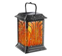 Générique Lanterne à Flamme Dansante,Lampe de Tente Automatique Étanche | Longue Autonomie Lampe Solaire Paysage pour Jardin Allée Patio Cour Pelouse