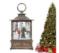 Générique Lanterne Boule à Neige de Noël - Boules à Neige de scène de Noël - Lanterne de Boule à de Vacances, lumières de Boules à de rotatives, à LED tourbillonnante, décorations d