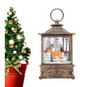 Générique Lanterne Boule à Neige de Noël | Lanterne tourbillonnante Boule à Neige LED,Boule à LED tourbillonnante, Ornement de Lanterne de à éclairant de noël pour Les Cadeaux de décoration de
