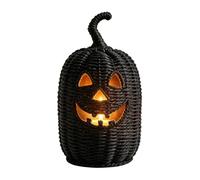 Générique Lanterne D’Halloween - Bougie en Résine Noire Décor De Bureau