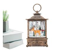 Générique Lanterne de Boule à Neige de Noël | Lumières rotatives de Boules à Neige de Noël,LED tourbillonnant de et d'arbre de noël, Ornement de Lanterne de Boule de de Vacances pour Les Cadeaux de