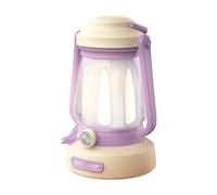 Générique Lanterne de Camping Portable Lumière Multifonctionnelle USB Légère Résistante Aux Chocs pour Suspension Adaptée pour Ambiance Intérieure Pique-, Violet
