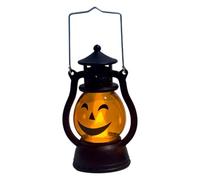 Générique Lanterne d'halloween en Petite Lampe Décorative Vintage | Déco LED Vacillante pour Jardin et Terrasse pour Intérieur Jardin Arrière-cour Pelouse Balcon Mur Fête Maison Hantée