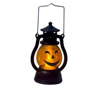 Générique Lanternes d'halloween Petite Lampe Décorative Vintage | Décoration De Jardin D'Halloween À Flamme LED pour l'Intérieur, l'Extérieur, Cour, Chemin, Mur, Arbre, Maison, Salon,